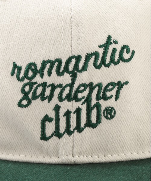 ROMANTIC CROWN(ロマンティッククラウン)の「【ROMANTIC CROWN】GARDENING CLUB BASEBALL CAP / ロマンティッククラウン ガーデニング クラブ ベースボールキャップ(キャップ・メンズ・グリーン/ネイビー・FREE)」の8枚目の写真