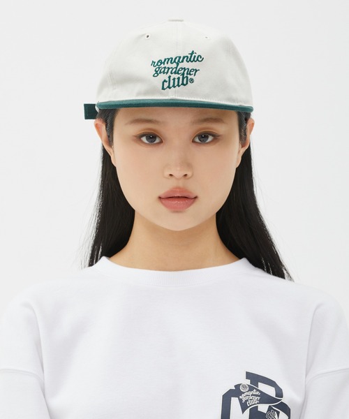 ROMANTIC CROWN(ロマンティッククラウン)の「【ROMANTIC CROWN】GARDENING CLUB BASEBALL CAP / ロマンティッククラウン ガーデニング クラブ ベースボールキャップ(キャップ・メンズ・グリーン/ネイビー・FREE)」の3枚目の写真