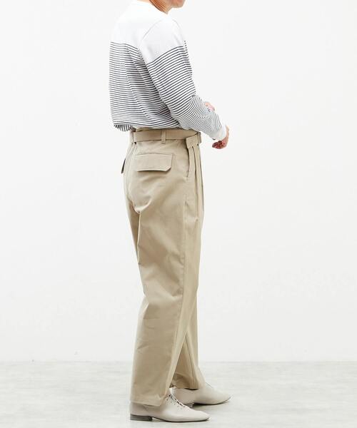 martinique(マルティニーク)の「martinique gent's/フィンクスグログラン ユーティリティーパンツ(チノパンツ・メンズ・グレー/ベージュ・M/S)」の7枚目の写真