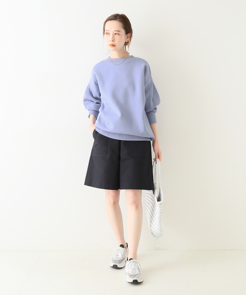 IENA コットンポリエステルスムースプルオーバー◆ IENA（イエナ）の「コットンポリエステルスムースプルオーバー