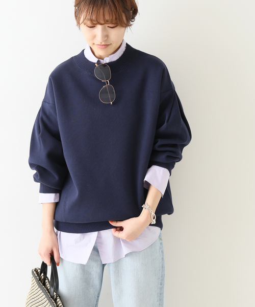 IENA（イエナ）の「コットンポリエステルスムースプルオーバー
