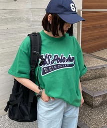 U.S. POLO ASSN. | ∴WEGO/USPOLO別注 サガラロゴ刺繍BIGTシャツ(Tシャツ/カットソー)