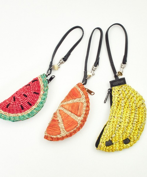 LAZY SUSAN(レイジースーザン)の「チャームポーチ アジョリー フルーツ(ポーチ・レディース・レッド/イエロー/オレンジ・FREE)」の7枚目の写真