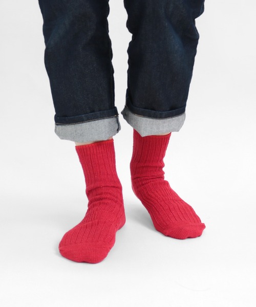 TAWARA（タワラ）の「コットンリネン ショートソックス（ソックス/靴下・レディース・ブルー/ライトピンク/ベージュ/オレンジ/サックスブルー/マスタード/ピンク/ネイビー/グリーン/レッド・M/S）」の10枚目の写真