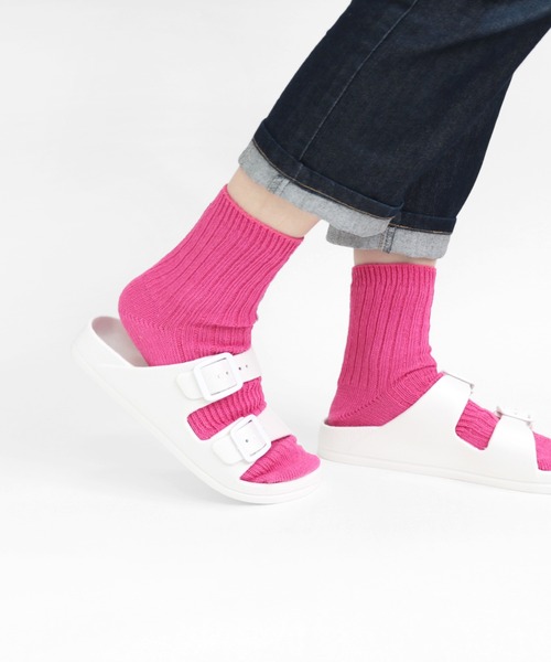 TAWARA（タワラ）の「コットンリネン ショートソックス（ソックス/靴下・レディース・ブルー/ライトピンク/ベージュ/オレンジ/サックスブルー/マスタード/ピンク/ネイビー/グリーン/レッド・M/S）」の8枚目の写真