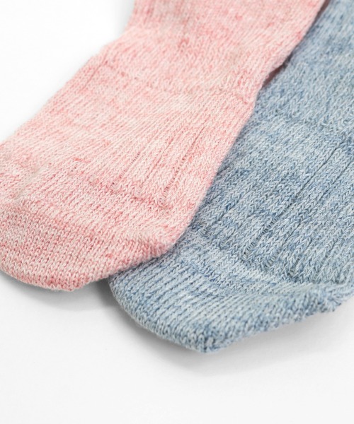 TAWARA（タワラ）の「コットンリネン ショートソックス（ソックス/靴下・レディース・ブルー/ライトピンク/ベージュ/オレンジ/サックスブルー/マスタード/ピンク/ネイビー/グリーン/レッド・M/S）」の11枚目の写真