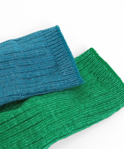 TAWARA（タワラ）の「コットンリネン ショートソックス（ソックス/靴下・レディース・ブルー/ライトピンク/ベージュ/オレンジ/サックスブルー/マスタード/ピンク/ネイビー/グリーン/レッド・M/S）」の12枚目の写真