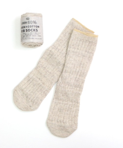 TAWARA（タワラ）の「コットンリネン ショートソックス（ソックス/靴下・レディース・ブルー/ライトピンク/ベージュ/オレンジ/サックスブルー/マスタード/ピンク/ネイビー/グリーン/レッド・M/S）」の17枚目の写真