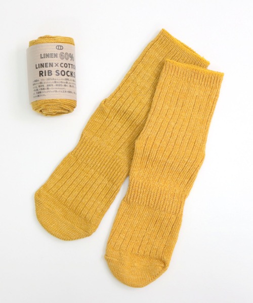 TAWARA（タワラ）の「コットンリネン ショートソックス（ソックス/靴下・レディース・ブルー/ライトピンク/ベージュ/オレンジ/サックスブルー/マスタード/ピンク/ネイビー/グリーン/レッド・M/S）」の22枚目の写真