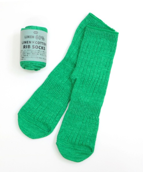 TAWARA（タワラ）の「コットンリネン ショートソックス（ソックス/靴下・レディース・ブルー/ライトピンク/ベージュ/オレンジ/サックスブルー/マスタード/ピンク/ネイビー/グリーン/レッド・M/S）」の18枚目の写真