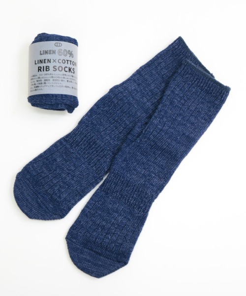 TAWARA（タワラ）の「コットンリネン ショートソックス（ソックス/靴下・レディース・ブルー/ライトピンク/ベージュ/オレンジ/サックスブルー/マスタード/ピンク/ネイビー/グリーン/レッド・M/S）」の19枚目の写真