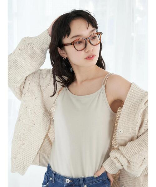 earth music&ecology(アースミュージックアンドエコロジー)の「カップ付きチューブインナー(タンクトップ・レディース・ブラック/ライトベージュ/テラコッタ/ライトカーキ・M/S)」の5枚目の写真