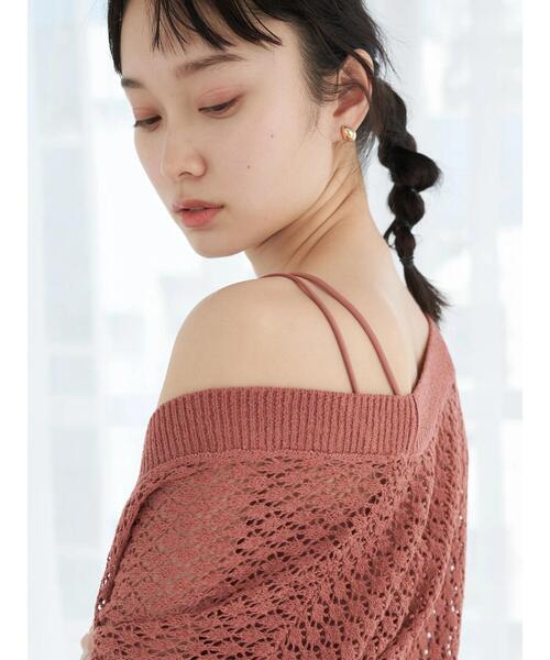 earth music&ecology(アースミュージックアンドエコロジー)の「カップ付きチューブインナー(タンクトップ・レディース・ブラック/ライトベージュ/テラコッタ/ライトカーキ・M/S)」の16枚目の写真