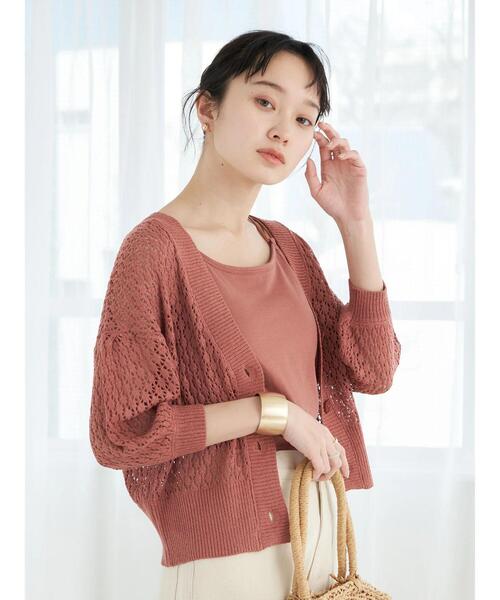 earth music&ecology(アースミュージックアンドエコロジー)の「カップ付きチューブインナー(タンクトップ・レディース・ブラック/ライトベージュ/テラコッタ/ライトカーキ・M/S)」の17枚目の写真