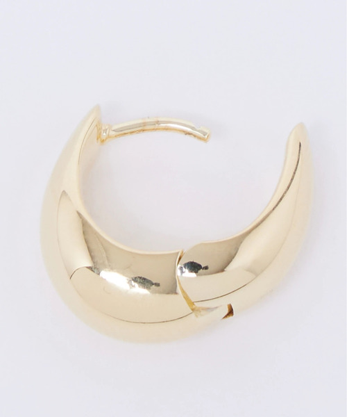 TOM WOOD（トムウッド）の「【TOMWOOD】ice hoop small アイスフープ ゴールド ピアス（ピアス（両耳用）・レディース・ゴールド・FREE）」の4枚目の写真