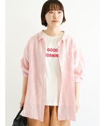 Samansa Mos2 | 柄アソートリネンシャツ(シャツ/ブラウス)