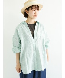 Samansa Mos2 | 柄アソートリネンシャツ(シャツ/ブラウス)