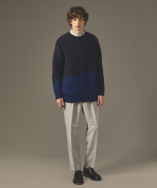 ABAHOUSE（アバハウス）の「【セットアップ対応】スモーキー ワイド イージーパンツ（その他パンツ・メンズ・ブラウン/アイボリー/ラベンダー・44/48/46）」の4枚目の写真