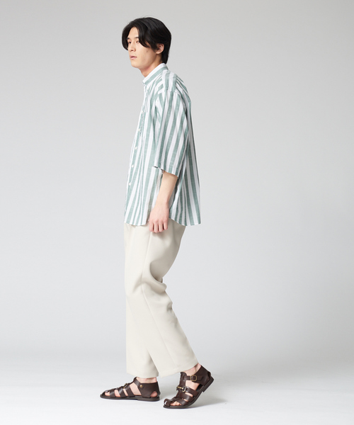 ABAHOUSE（アバハウス）の「【セットアップ対応】スモーキー ワイド イージーパンツ（その他パンツ・メンズ・ブラウン/アイボリー/ラベンダー・44/48/46）」の20枚目の写真