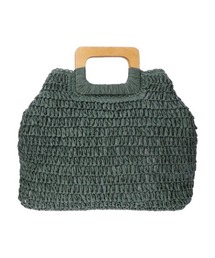 ・ウッドハンドルペーパートート