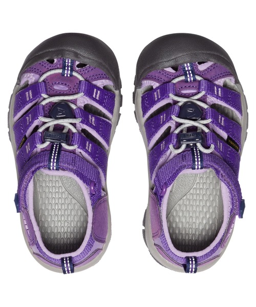 KEEN（キーン）の「KEEN/キーン キッズ サンダル NEWPORT H2 ニューポート エイチツー 水陸両用 軽量 ゴムひも 1026274（サンダル・キッズ・パープル系その他・21.0cm/22.5cm/22.0cm/20.0cm）」の6枚目の写真