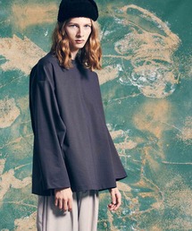 《ユニセックスアイテム》スマッシングポンチプライムオーバークルーネックロングスリーブTシャツ 【MAISON SPECIAL/メゾンスペシャル】