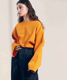 MAISON SPECIAL | 《ユニセックスアイテム》スマッシングポンチプライムオーバークルーネックロングスリーブTシャツ 【MAISON SPECIAL/メゾンスペシャル】(Tシャツ/カットソー)