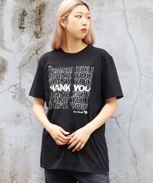 WOLVES KILL SHEEP（ウルヴスキルシープ）の「WOLVES KILL SHEEP/ウルブスキルシープ THANK YOU SS T-SHIRT プリントTシャツ（Tシャツ/カットソー・メンズ・ブラック・M/L/XL）」の17枚目の写真