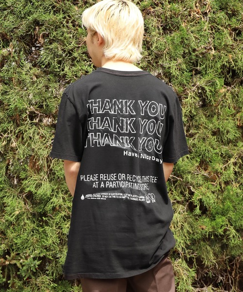 WOLVES KILL SHEEP（ウルヴスキルシープ）の「WOLVES KILL SHEEP/ウルブスキルシープ THANK YOU SS T-SHIRT プリントTシャツ（Tシャツ/カットソー・メンズ・ブラック・M/L/XL）」の22枚目の写真