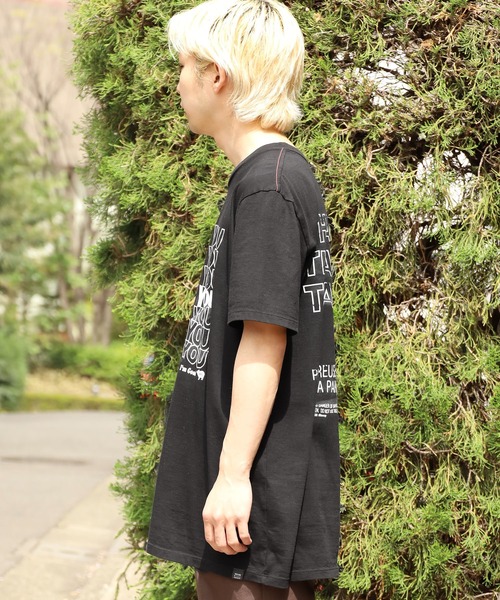 WOLVES KILL SHEEP（ウルヴスキルシープ）の「WOLVES KILL SHEEP/ウルブスキルシープ THANK YOU SS T-SHIRT プリントTシャツ（Tシャツ/カットソー・メンズ・ブラック・M/L/XL）」の2枚目の写真