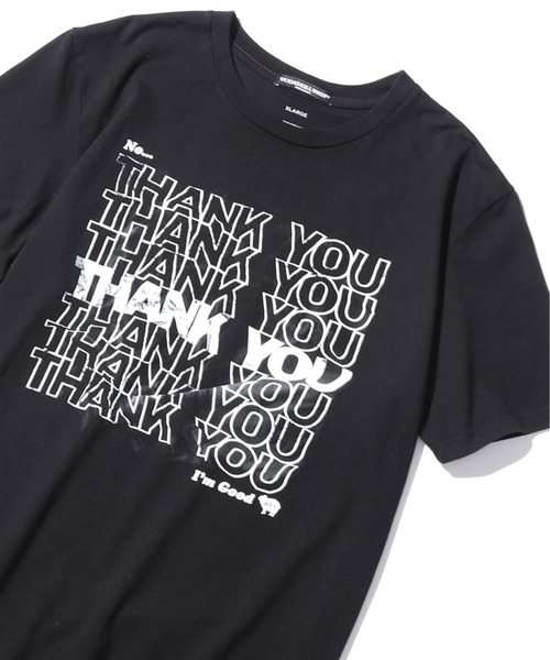 WOLVES KILL SHEEP（ウルヴスキルシープ）の「WOLVES KILL SHEEP/ウルブスキルシープ THANK YOU SS T-SHIRT プリントTシャツ（Tシャツ/カットソー・メンズ・ブラック・M/L/XL）」の14枚目の写真