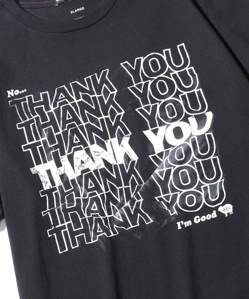 WOLVES KILL SHEEP（ウルヴスキルシープ）の「WOLVES KILL SHEEP/ウルブスキルシープ THANK YOU SS T-SHIRT プリントTシャツ（Tシャツ/カットソー・メンズ・ブラック・M/L/XL）」の6枚目の写真