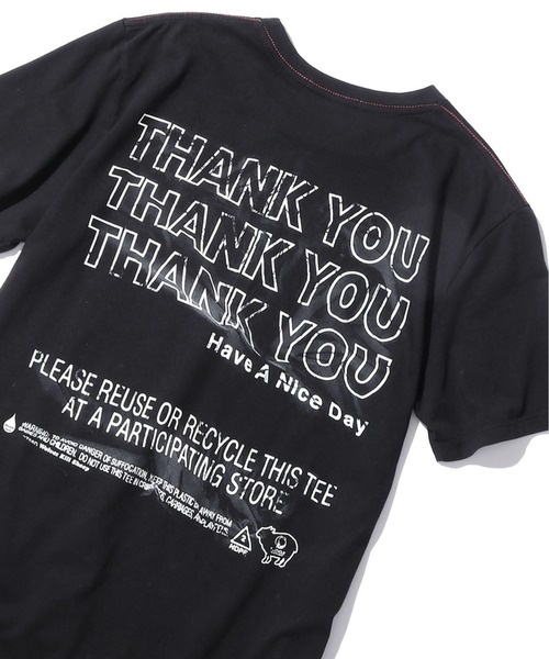 WOLVES KILL SHEEP（ウルヴスキルシープ）の「WOLVES KILL SHEEP/ウルブスキルシープ THANK YOU SS T-SHIRT プリントTシャツ（Tシャツ/カットソー・メンズ・ブラック・M/L/XL）」の16枚目の写真
