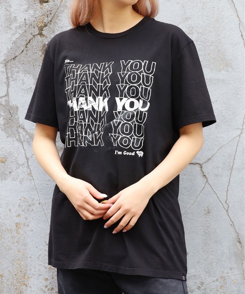 WOLVES KILL SHEEP（ウルヴスキルシープ）の「WOLVES KILL SHEEP/ウルブスキルシープ THANK YOU SS T-SHIRT プリントTシャツ（Tシャツ/カットソー・メンズ・ブラック・M/L/XL）」の18枚目の写真
