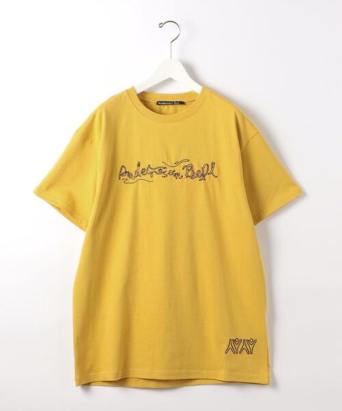 ANDERSSON BELL(アンダースンベル)の「<Andersson Bell> EMBROIDERY TEE/Tシャツ(Tシャツ/カットソー・メンズ・マスタード/ブラック/ホワイト・M/L)」の3枚目の写真