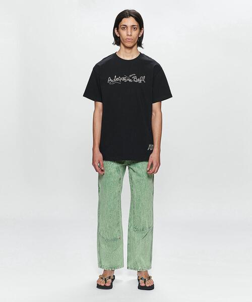 ANDERSSON BELL(アンダースンベル)の「<Andersson Bell> EMBROIDERY TEE/Tシャツ(Tシャツ/カットソー・メンズ・マスタード/ブラック/ホワイト・M/L)」の4枚目の写真