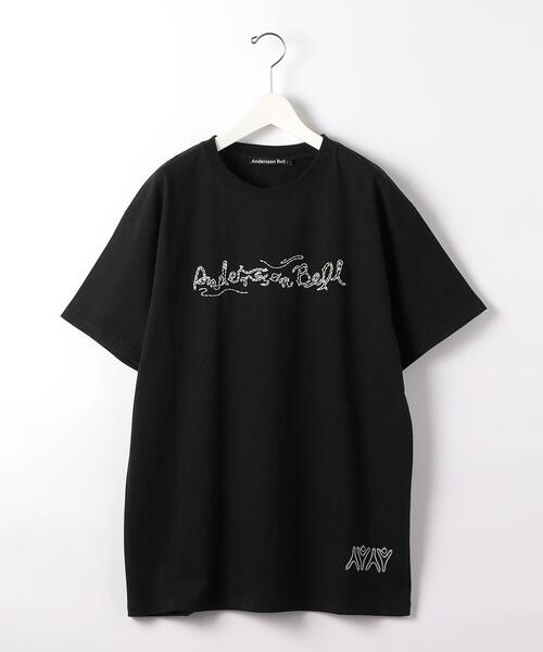 ANDERSSON BELL(アンダースンベル)の「<Andersson Bell> EMBROIDERY TEE/Tシャツ(Tシャツ/カットソー・メンズ・マスタード/ブラック/ホワイト・M/L)」の14枚目の写真