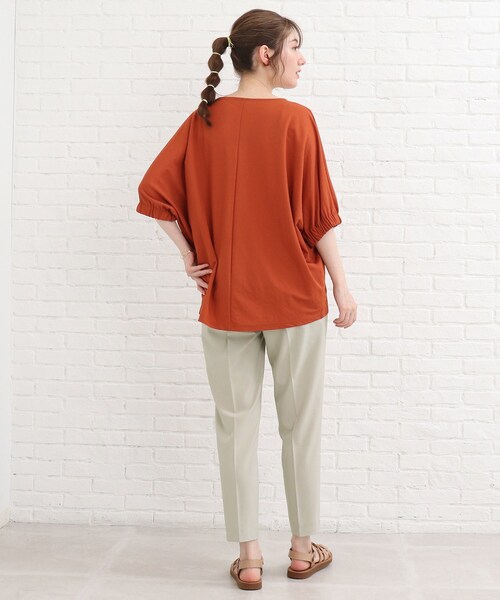 SHOO・LA・RUE(シューラルー)の「◆【接触冷感/洗濯機可/SS-3L】サマータックテーパードパンツ(その他パンツ・レディース・ナチュラル/ブルー/ブラック/ベージュ/ピンク系・10/05/03/02/04/01)」の9枚目の写真