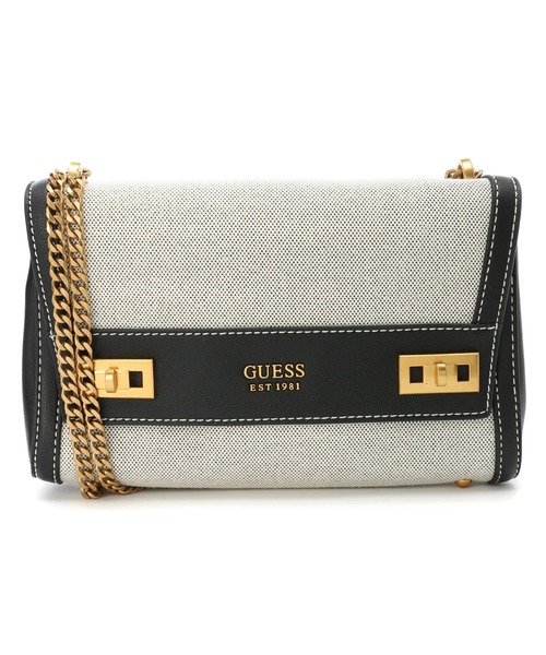 Guess（ゲス）の「KATEY Flap Shoulder Bag（ショルダーバッグ・レディース・ブラック/オレンジ/キャメル・ONE SIZE）」の2枚目の写真