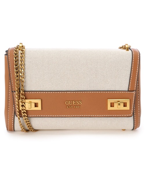Guess（ゲス）の「KATEY Flap Shoulder Bag（ショルダーバッグ・レディース・ブラック/オレンジ/キャメル・ONE SIZE）」の4枚目の写真