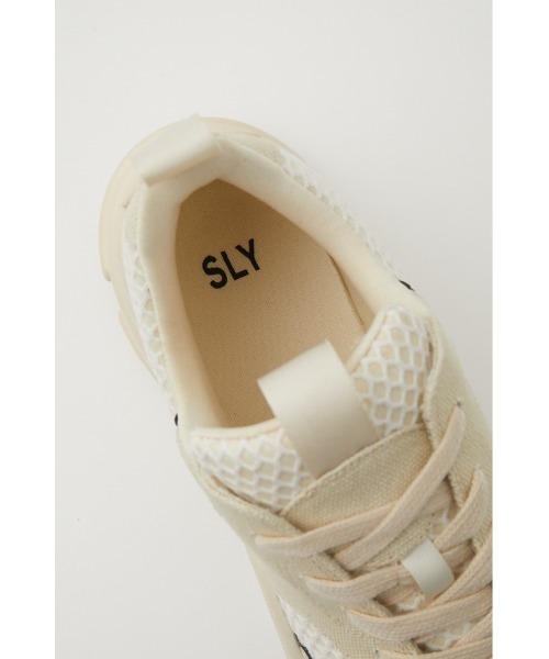 SLY（スライ）の「CHUNKY SNEAKERS　チャンキー スニーカー（スニーカー・レディース・ブラック/アイボリー・MEDIUM/LARGE/SMALL）」の10枚目の写真