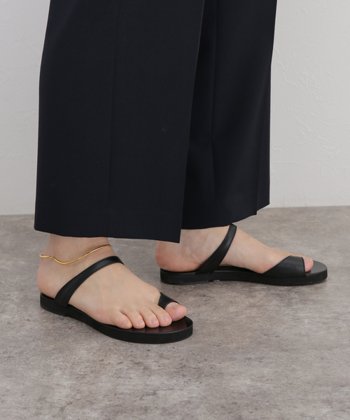 SYMPATHY OF SOUL ネイビー アンクレット SYMPATHY OF SOUL（シンパシーオブソウル） Mariner Curb Chain