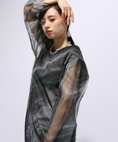 HARE（ハレ）の「リバーシブルチュールワンピース(HARE