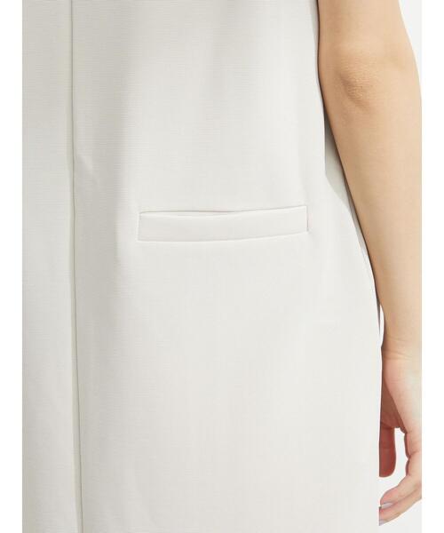 Green　Parks（グリーンパークス）の「・ELENCARE DUE Vネックロングジャンスカ（ジャンパースカート・レディース・ブラック/イエロー/アイボリー・FREE）」の16枚目の写真