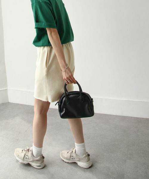 Chillfar(チルファー)の「スウェットハーフパンツ(スウェットパンツ・レディース・ブラック/オレンジ/ブルー/グリーン/アイボリー/オートミール・FREE)」の16枚目の写真