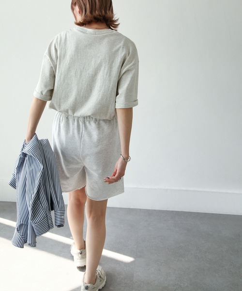 Chillfar(チルファー)の「スウェットハーフパンツ(スウェットパンツ・レディース・ブラック/オレンジ/ブルー/グリーン/アイボリー/オートミール・FREE)」の22枚目の写真