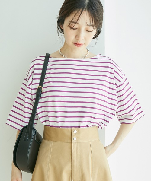 ボーダーゆるTシャツ