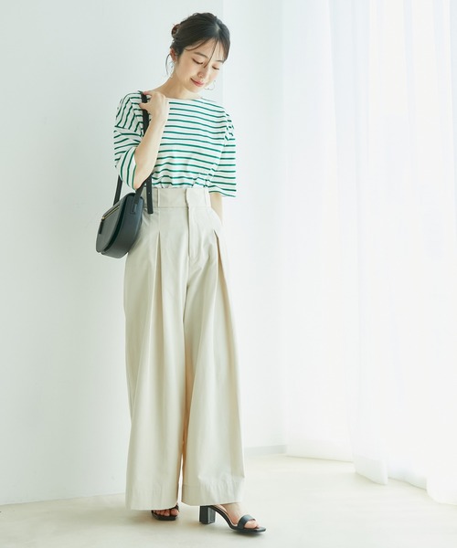 ボーダーゆるTシャツ