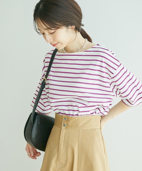 ボーダーゆるTシャツ