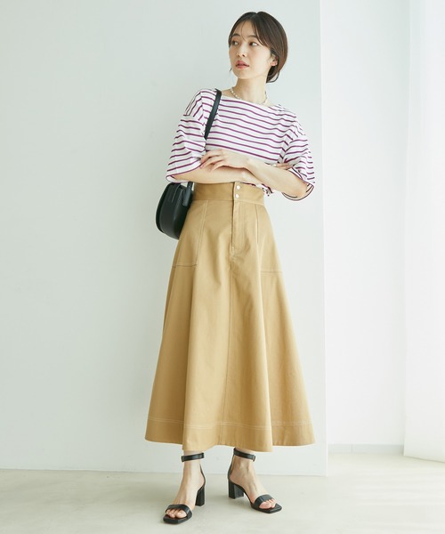 ボーダーゆるTシャツ